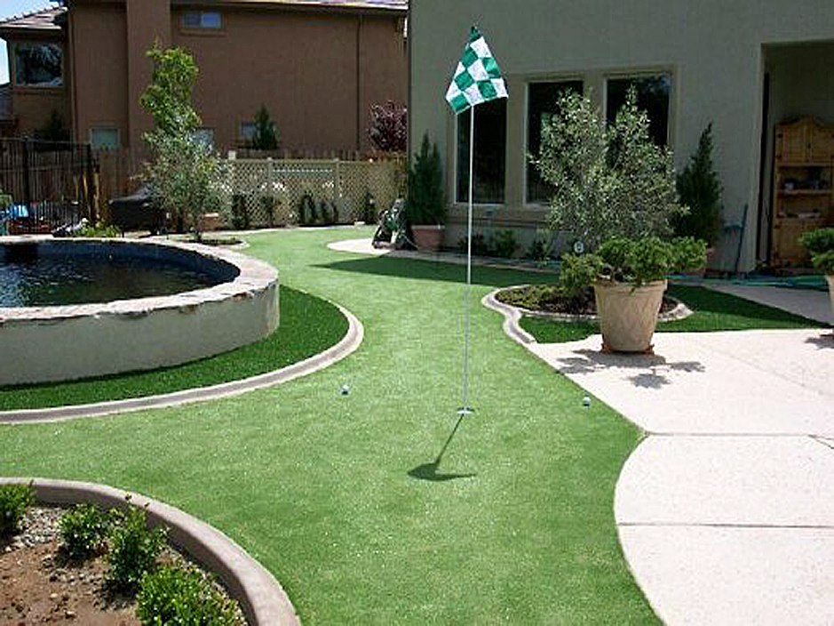 Synthetic Turf Borrego Springs California Golf Green Backyard