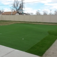 Plastic Grass Campo, California Putting Green Flags, Backyard Ideas