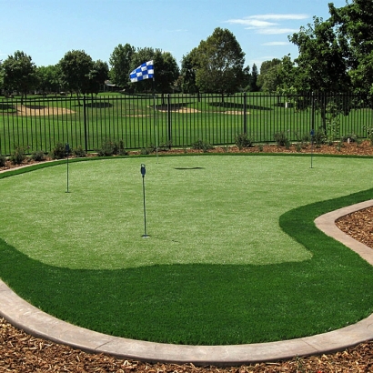 Artificial Grass Descanso, California Putting Green Flags, Backyard Design