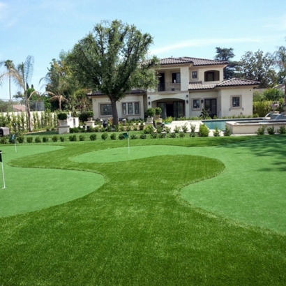 Artificial Grass Installation Vista, California Backyard Putting Green, Front Yard Design