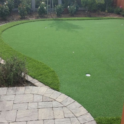 Fake Grass Encinitas, California Office Putting Green, Beautiful Backyards