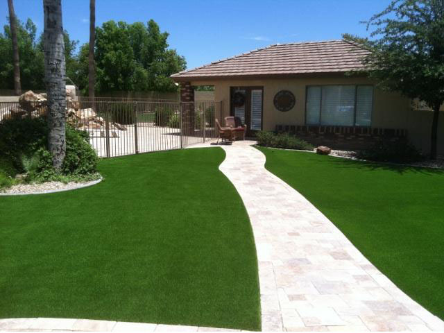 Artificial Grass Carpet Calexico, California Roof Top, Front Yard Design