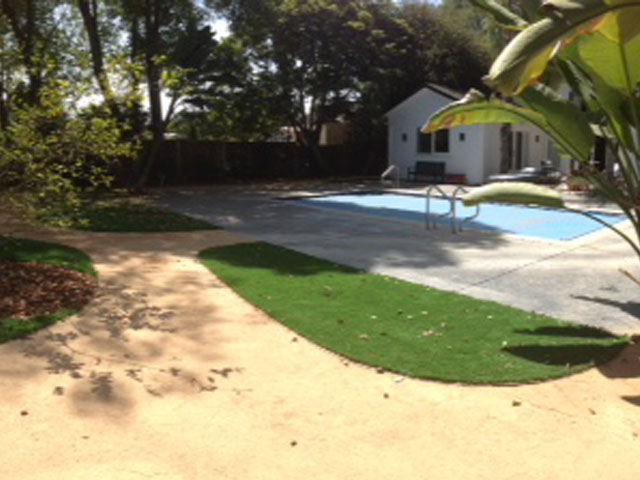 Artificial Grass Carpet Lakeside, California Lawn And Garden, Backyard Landscape Ideas