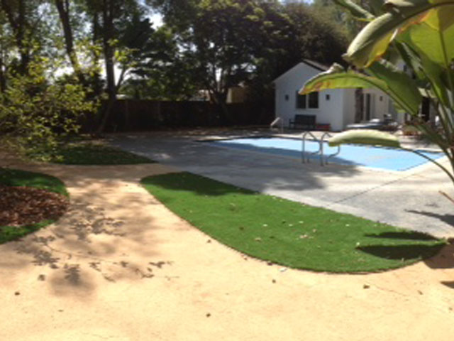 Artificial Grass Carpet Lakeside, California Lawn And Garden, Backyard Landscape Ideas