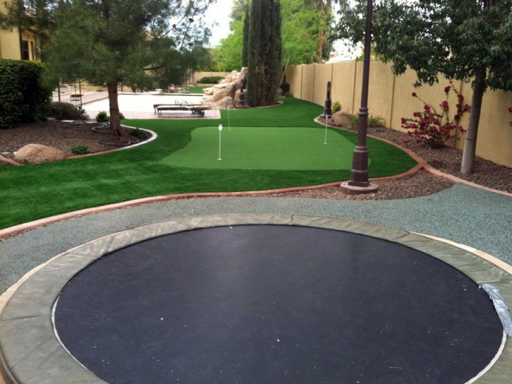 Fake Grass Carpet Vista, California Putting Greens, Backyard Designs