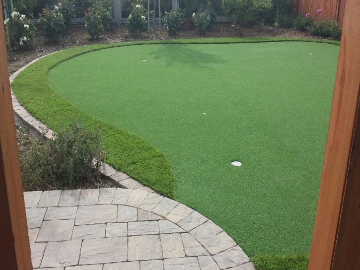 Fake Grass Encinitas, California Office Putting Green, Beautiful Backyards