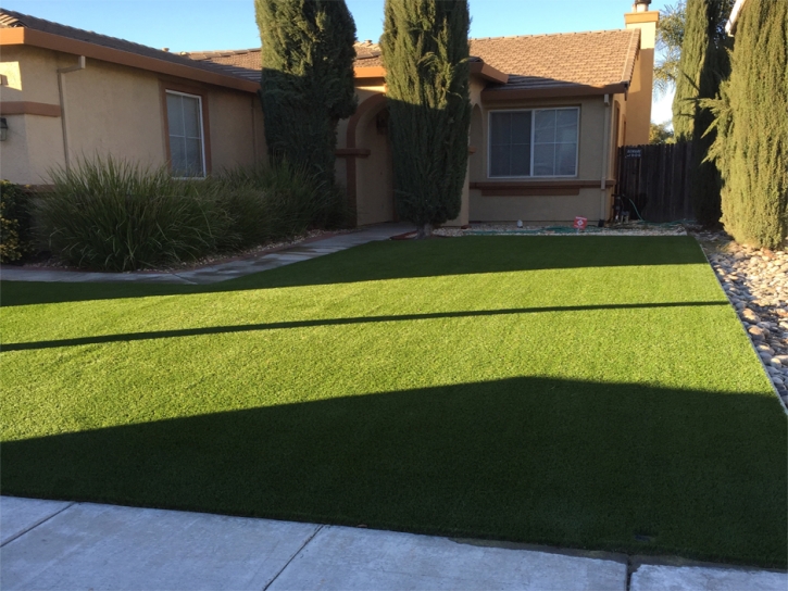 Green Lawn Granite Hills, California Backyard Deck Ideas, Front Yard Design